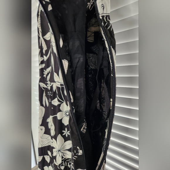 Anthropologie Maeve Vivienne Maxi Dress, Black and White, Size US 6 - Picture 3 of 8